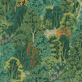 New Eden Wallpaper - Emerald - by Graham & Brown. Click for more details and a description.
