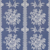 Asiatic Pheasant Wallpaper - Navy - by Barneby Gates. Click for more details and a description.