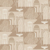 Mimi Wallpaper - Terracotta - by Boråstapeter. Click for more details and a description.