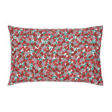 Rainbow Floral Pillowcase - Pink / Red - by Joules. Click for more details and a description.