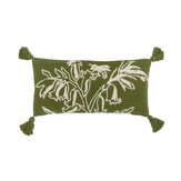 Springtime Bluebell cushion - Green - by Joules. Click for more details and a description.