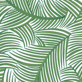 Tossed Palm Fronds Wallpaper - Greenery - by NextWall. Click for more details and a description.