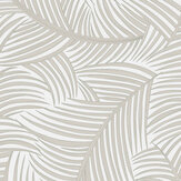 Tossed Palm Fronds Wallpaper - Sea Salt - by NextWall. Click for more details and a description.