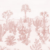 Desert Mural - Pink - by Sian Zeng. Click for more details and a description.