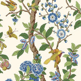 Eldon Wallpaper - Green / Blue - by G P & J Baker. Click for more details and a description.
