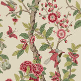 Eldon Wallpaper - Archive Pink - by G P & J Baker. Click for more details and a description.
