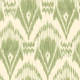 Zarabrand Wallpaper - Green - by G P & J Baker. Click for more details and a description.