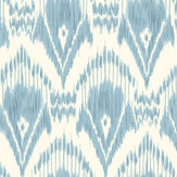 Zarabrand Wallpaper - Soft Blue - by G P & J Baker. Click for more details and a description.