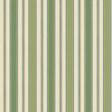 Melbourne Stripe Wallpaper - Green / Blue - by G P & J Baker. Click for more details and a description.