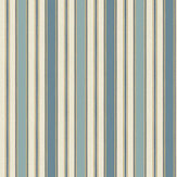 Melbourne Stripe Wallpaper - Blue - by G P & J Baker. Click for more details and a description.