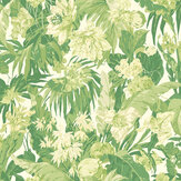 Tropical Floral Wallpaper - Green - by G P & J Baker. Click for more details and a description.