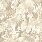 Tropical Floral Wallpaper - Stone - by G P & J Baker. Click for more details and a description.