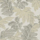 Tree Leaf Wallpaper - Silver Grey - by Galerie. Click for more details and a description.