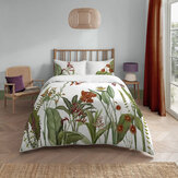 Arcadia Lush Duvet Set Duvet Cover - Green and Orange - by Graham & Brown. Click for more details and a description.