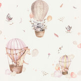 Balloon Ride Wallpaper - Pink - by Albany. Click for more details and a description.