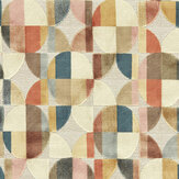 Delaunay Fabric - Multi - by Clarke & Clarke. Click for more details and a description.