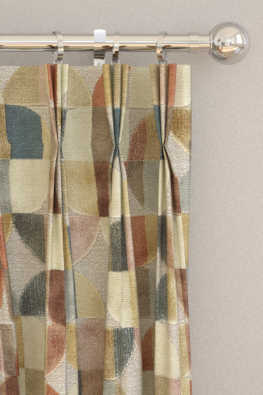 Delaunay Curtains - Multi - by Clarke & Clarke. Click for more details and a description.