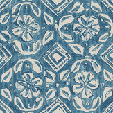 Chimney Cake Wallpaper - Blueberry - by Mind the Gap. Click for more details and a description.