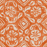 Chimney Cake Wallpaper - Clementine - by Mind the Gap. Click for more details and a description.
