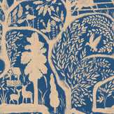 The Enchanted Woodland Wallpaper - Twilight - by Mind the Gap. Click for more details and a description.