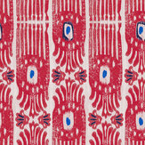 Ikat Wallpaper - Raspberry Ripple - by Mind the Gap. Click for more details and a description.