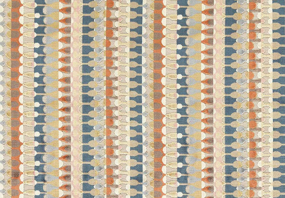 Orpheus by Clarke & Clarke - Multi - Fabric : Wallpaper Direct