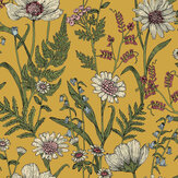 Wild Meadow Wallpaper - Mustard - by Albany. Click for more details and a description.