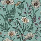 Wild Meadow Wallpaper - Blue - by Albany. Click for more details and a description.