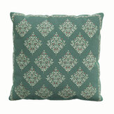 Catherinae Cushion - Green - by Sanderson. Click for more details and a description.