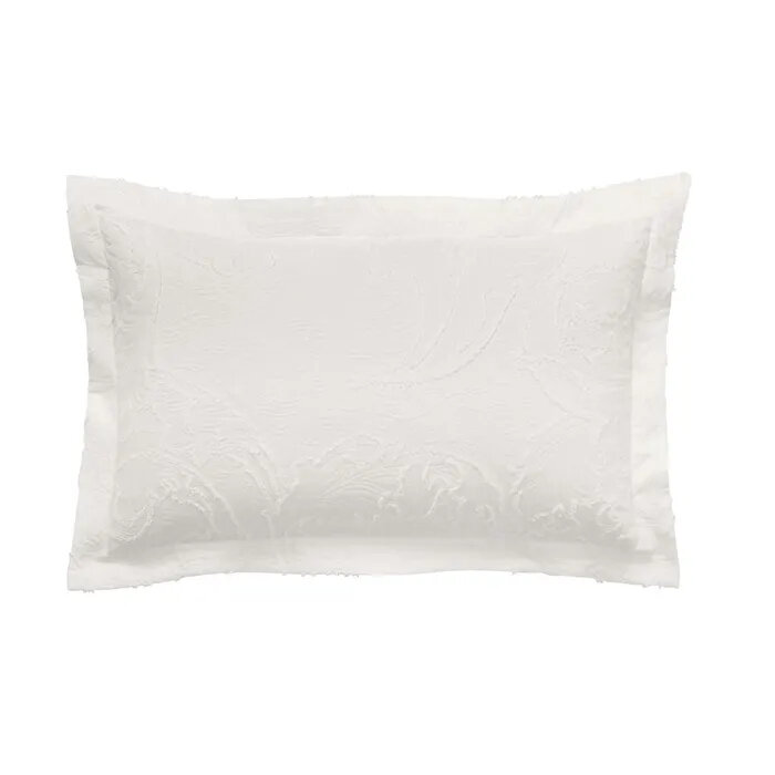 Pure Bachelors Button Oxford Pillowcase - White - by Morris