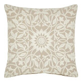 Pure St James Embroidered cushion - Linen - by Morris. Click for more details and a description.