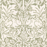 Brer Rabbit Wallpaper - Leaf Green - by Morris
