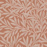 Willow Wallpaper - Russet - by Morris. Click for more details and a description.