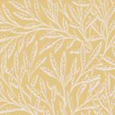 Willow Wallpaper - Weld Yellow - by Morris