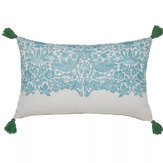Strawberry Thief Cushion - Teal - by Morris. Click for more details and a description.