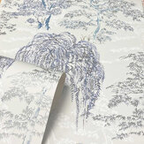 Oriental Garden Wallpaper - Soft Blue - by Arthouse. Click for more details and a description.