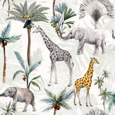 Serengeti Animals Wallpaper - Multi coloured - by Arthouse. Click for more details and a description.