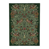 Bird Rug - Tump Green - by Morris. Click for more details and a description.