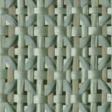 Octagonal Honeycomb Wallpaper - Green Pepper - by Hohenberger. Click for more details and a description.