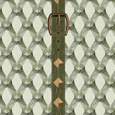 Papier peint Luxury Detail - Vert clair - Mind the Gap. Cliquez pour en savoir plus et lire la description.