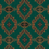 The Bar Tapestry Wallpaper - Viridian - by Mind the Gap. Click for more details and a description.