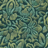 Brussels Lace Wallpaper - Green Pepper - by Hohenberger. Click for more details and a description.
