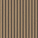 Wood Slat Wallpaper - Walnut - by Albany. Click for more details and a description.