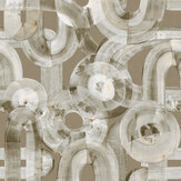Brush Dance Wallpaper - Nutmeg - by Hohenberger. Click for more details and a description.