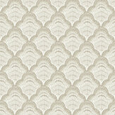 Calico Shell Wallpaper - Ivory - by 1838 Wallcoverings. Click for more details and a description.