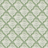 Calico Shell Wallpaper - Verde - by 1838 Wallcoverings. Click for more details and a description.