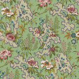 Kilburn's Maze Wallpaper - Verde - by 1838 Wallcoverings. Click for more details and a description.