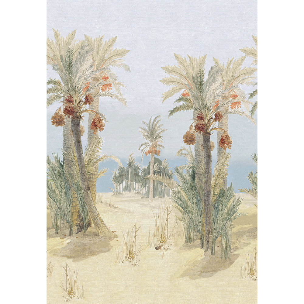 Date Palm Mural - Sand - by 1838 Wallcoverings