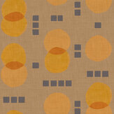 Rebel Dots Wallpaper - Cinnamon - by Tres Tintas. Click for more details and a description.