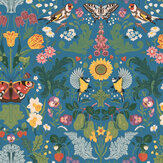 Admiral Wallpaper - Cornflower - by Wear The Walls. Click for more details and a description.